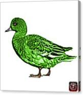 Green Wigeon Art - 7415 - Wb Canvas Print