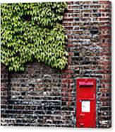 Greenwich Post Box Canvas Print