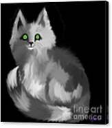 Grey Cat Canvas Print