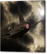 Gripen Afterburners Canvas Print