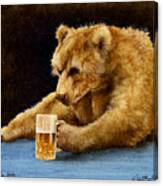 Grizzly Beer... Canvas Print