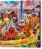 Guell Park Canvas Print