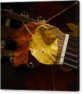 Guitar Autumn 4 Canvas Print