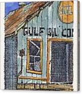 Gulf Oil Warehouse 2 Canvas Print