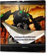Gundam Build Fighters Episode 19! Gosh Canvas Print
