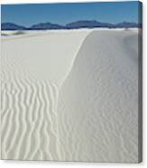 White Sands Gypsum Dunes Canvas Print