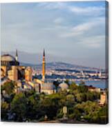 Hagia Sophia In Istanbul, Turkey Canvas Print