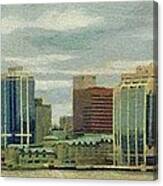 Halifax From The Harbour Canvas Print