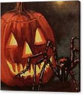 Halloween Spider Canvas Print