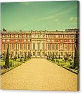 Hampton Court Palace Gardens As Seen From The Knot Garden Canvas Print