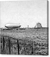 Hangar One At Moffett Field Is One Of The World's Largest Freestanding Structures 1932 Canvas Print