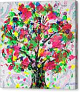 Happy Tree By Jan Marvin Canvas Print