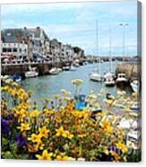 Harbour In Brittany - France Canvas Print