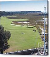 Harbourtown Golf Course 18th Hole Canvas Print