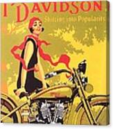 Harley Davidson 1927 Poster Canvas Print