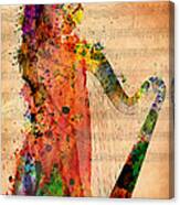 Harp Canvas Print