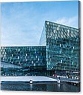 Harpa Concert Hall - Reykjavik Iceland Photograph Canvas Print