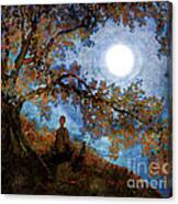 Harvest Moon Meditation Canvas Print
