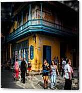 Havana Street Corner Canvas Print