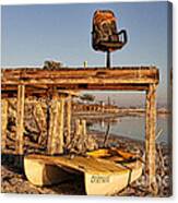 Heated Seat At The Salton Sea By Diana Sainz Canvas Print