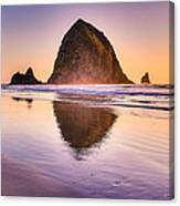 Haystack Rock Canvas Print