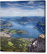 Heart Of Switzerland - Lake Lucerne Canvas Print