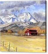 Heber Valley Farm Canvas Print
