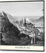Heidelberg Etching Canvas Print