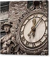 Helmsley Building Clock Canvas Print