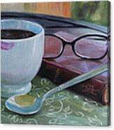 Her Morning Coffee Canvas Print
