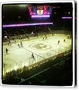 Here I Am At Flames Game!! :) Canvas Print