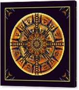 Hieroglyph Moth Mandala 3 Canvas Print