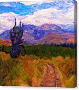 High Country Tracks Canvas Print