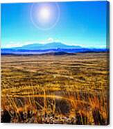 High Desert With Flare Canvas Print