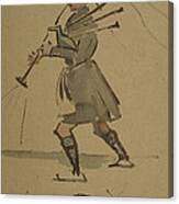 Highlander Playing Bagpipes, 1900 Drawing by Joseph Crawhall | Fine Art ...
