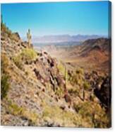 #hiking #arizona #arizonahiking Canvas Print