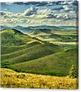 Hills Of The National Bison Range In Montana Canvas Print