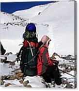 Himalayan Porter, Nepal Canvas Print