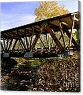 Hindman Memorial Covered Bridge 35-41-37 Canvas Print