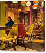 Hipster Cafe Canvas Print