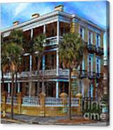 Historic Charleston Mansion Canvas Print
