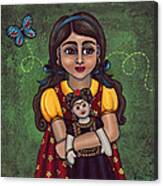 Holding Frida Canvas Print