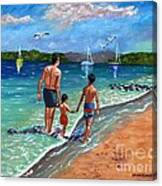 Holding Hands Canvas Print