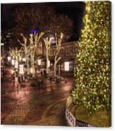 Holiday In Quincy Market Canvas Print