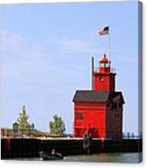 Holland Harbor Lighthouse Canvas Print