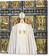 Holy Mass And Opening Of The Holy Door Canvas Print