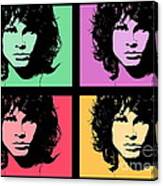 Homage To Jim Morrison Canvas Print