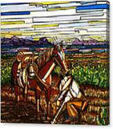 Horse Tracker Canvas Print