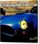 Hot Rodney Hot Rods Cobra Poster Canvas Print