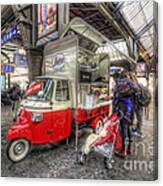 Hotdog Stand At Hauptbahnhof Canvas Print